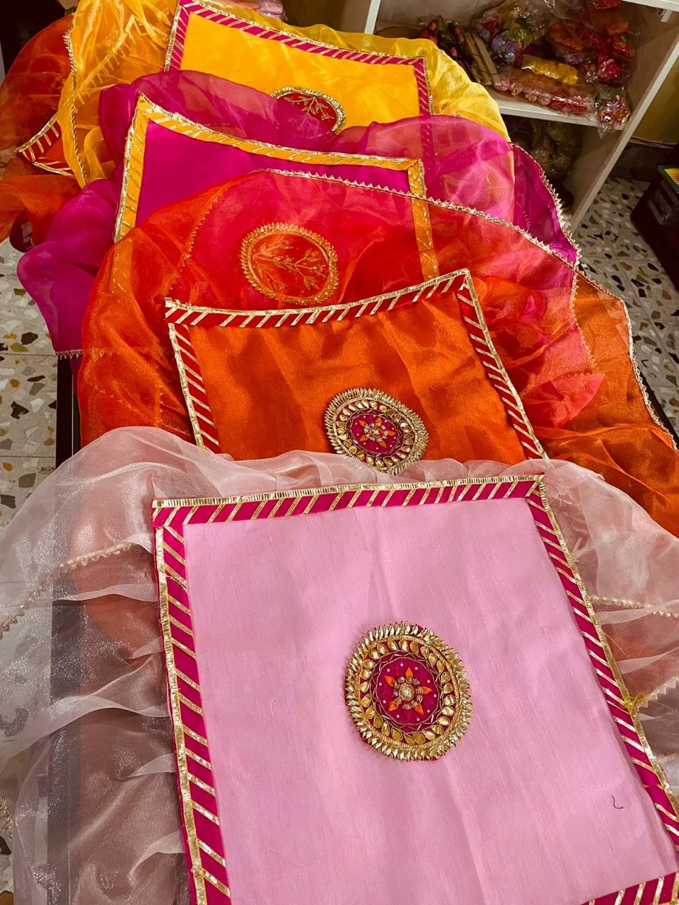 Chowki Cover 28 Inch (Pack of 2)